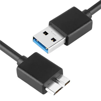 0,4 m USB 3.0 Съединители Тип A към Micro B Кабел USB3.0 Разширяване на Данни, СИНХРОНИЗАЦИЯ, За Външен Твърд Диск HDD Конвертор Адаптер Кабел