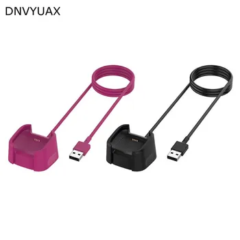 1 БРОЙ USB Зарядно Устройство, Поставка за Зареждане Държач на Кабела за Смарт часа Fitbit Versa 2