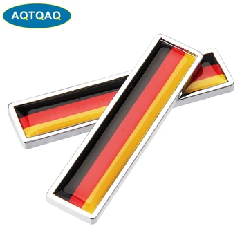 1 Чифт Държава Националния Флаг Германия Горещи Метални Етикети Автомобилен Стайлинг Аксесоари За Мотоциклети Иконата На Етикета Емблемата На Автомобилни Стикери
