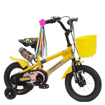1 Чифт Цветни детски Кормила за велосипед, Подвесная лента, Колоездене, писалка, Четка, Аксесоари за декор (Както е показано)