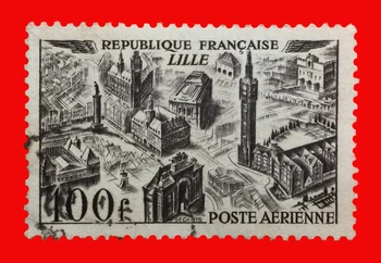 1 бр./компл. Пощенски Марки на Франция 1930-те години Лил Пейзаж се Използва Пощенска Маркировка Пощенски Гравиране Марки за Колекционери
