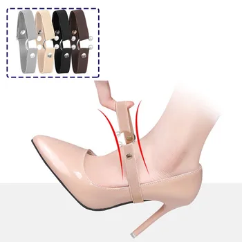 1 чифт женски Връзки за обувки на висок ток, Регулируем Еластичен Ремък За обувки, Задържащ Глезена, Мини Въжета на токчета, перлени въжета