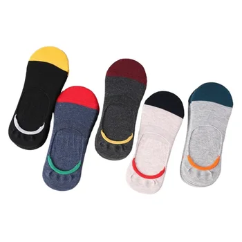 10 бр. = 5 Чифта Мъжки Памучни Летни Чорапи До Глезена Класически Лоскутные Мъжки Дишащи Бизнес Мъжки Къси Дезодоранти Мъжки Чорапи Meias
