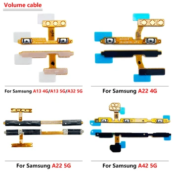 10 бр., Страничен превключвател за изключване на звука, Гъвкава за Samsung Galaxy А02 A02S A32 A52 A72 A03s A03 Основната A13 A22 A33 а a53 A73 4G 5G