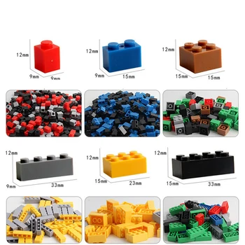1000/500 БР Градивни елементи, Съвместими с Lego Сам Класически Детайли Модел Възрастни, Детски Играчки MOC Конструктор, Създател на Град