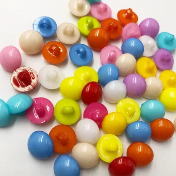 100шт 10 мм Мини-Полукръг Пластмасови Копчета За Шиене /Апликация /Бебешки Теми Много PH280