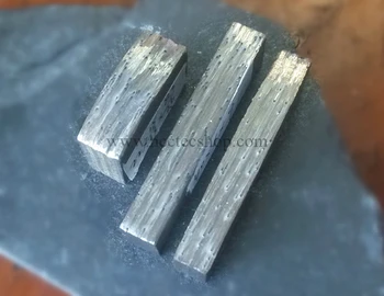 10шт диамантени сегменти NCCTEC назъбени глави 24*10*15 23*13* 15 mm с квадрат / шестоъгълник винтова дръжка M10 / M12 за каменни гранитни плочи