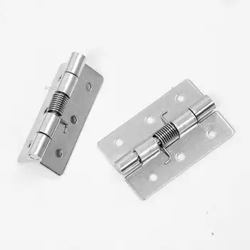 1БР 304 пружинни панти от неръждаема стомана автоматична вратата на гардероба хардуерни аксесоари за гардероб, мини-миникартинка