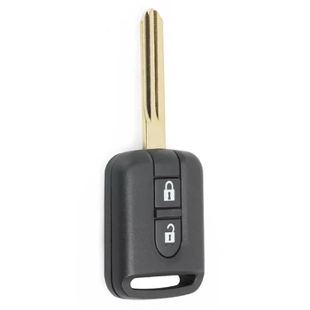 2 Бутони на Дистанционното на ключа 433 Mhz ID46 Ключодържател За Nissan Elgrand X-TRAIL Qashqai Navara Micra, Note NV200