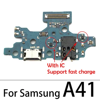 20 броя Оригинален USB Порт За Зареждане на Гъвкавия Кабел на Зарядно устройство Конектор За Samsung А01 A02s A11 A12 A21S A31 A41 A51 A71 S20 A52 A72