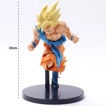 20 см Аниме Dragon Ball Z Фигурка Goku Щурмова 50-та Годишнина на Юбилейна Ver PVC Фигурка Фенове на DBZ Събират Модел Играчки