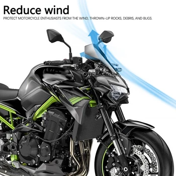 2022 2023 2020 2021 За KAWASAKI Z900 Z 900 НОВИ Аксесоари За Мотоциклети Предното Стъкло Дефлектор Въздух Вятърни Дефлектори