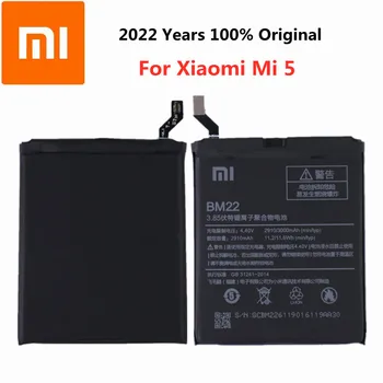 2022 Година Оригинален Xiao mi Батерия 3000 ма BM22 За Xiaomi 5 Mi 5 M5 Mobiel Телефон от висок Клас Батерия