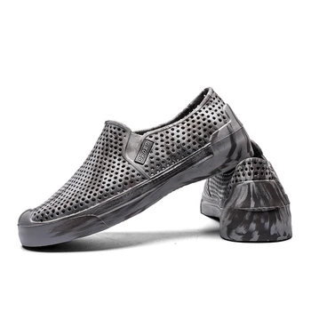 2022 Нови Леки Мъжки Обувки с Дупки, Дишащи Сандали от EVA-пластмаса през Лятото