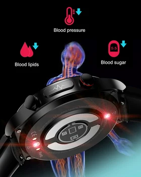 2022 Ново Лазерно Лечение на Три Високи Смарт Часовници Мъжки ЕКГ наблюдение на сърдечната честота, Кръвното Налягане Тракер Здраве Умни Часовници За Huawei, Xiaomi