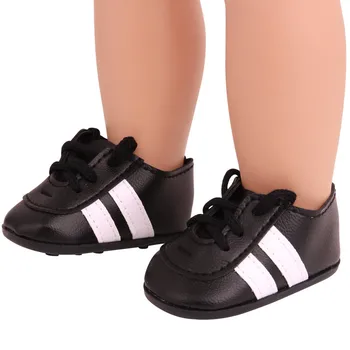 25 Стилна стоп-моушън обувки 7 см, средна горната част на обувки, подходящи за 18-инчовата кукли American Girl, облекло и аксесоари, Играчки За Момичета