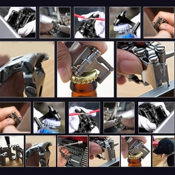 29 в 1 Открит Джобен мулти-Инструмент за отваряне на Гривната е с дизайн на протектора, гаечен ключ, Набор от Инструменти за Отвертка или 2 бр. Адаптер за часовници, Аксесоари