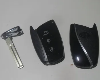 3 Бутона FOB Case Smart Remote Shell Key За Hyundai Santa Fe, IX45, Gerui Equus Ключ Празен Ключодържател