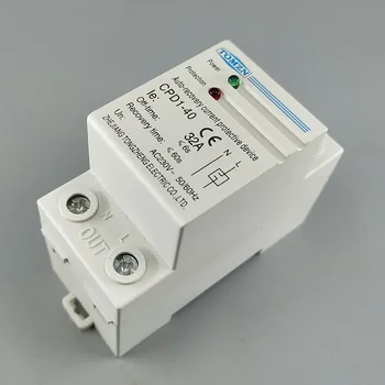 32A 230V 50/60 Hz Din-рейк автоматично възстановяване отново за ограничаване на ток защитно устройство протектор