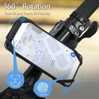 360 Градуса Подвижна под наем на Притежателя на Телефона За iPhone Универсален Мотоциклет Притежател на Мобилен Телефон на Велосипеди Лост Стойка на Стена