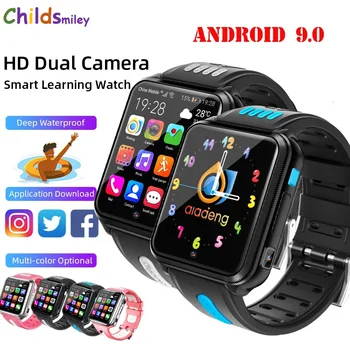 4G Детски Студентски GPS смарт часовници с дистанционно управление на Android 9,0 телефон SmartWatch с вашата Сим-карта TF картата Dual camera wifi Google Play часовници
