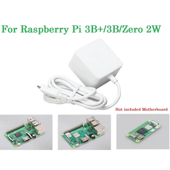 5 2.5 A Адаптер за захранване, Micro-USB За Raspberry Pi 3Б +/3Б/Zero 2 W Micro-USB 12,5 W Зарядно Устройство