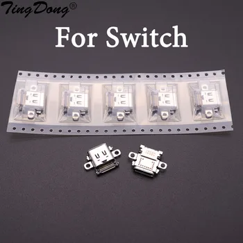 5 бр. кабел за зареждане порт За конзолата Nintendo Switch NS кабел за зареждане Порт Конектор за Захранване Type-C Зарядно устройство За Суич