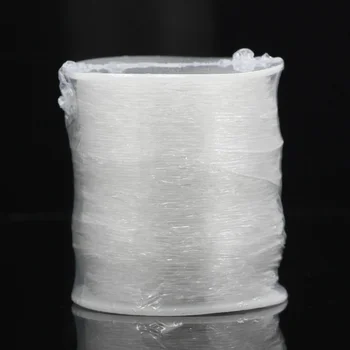 8 СЕЗОНА Найлонов еластичен кабел бял цвят с диаметър 0,8 mm, 1 ролка (100 м/ролка) (B25346),