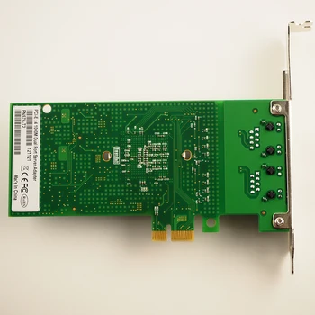 82576-T2 PCI-E 1X Гигабитная мрежова карта Gigabit ethernet Сървър Ethernet Мрежов адаптер X1-X16 Двухпортовая карта RJ-45