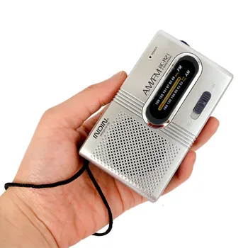 AM / FM Джобно Карманное радио с Батерии, Погодное Disaster РадиоАМ FM Транзисторные Радио с Вход за Слушалки със Силен Високоговорител