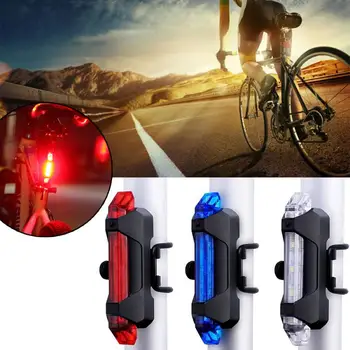 AUBTEC BicycleTaillights LED Мультирежимный Фенерче USB Акумулаторна МТБ Велосипеди Фенера Водоустойчив Опашката на Велосипедни Аксесоари