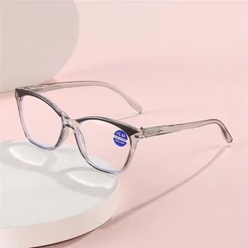 Ahora Fashio Прозрачни Очила За Четене Полнокадровые Очила С Защита От Синя Светлина, Блокер Дальнозоркие Очила За Жени И Мъже