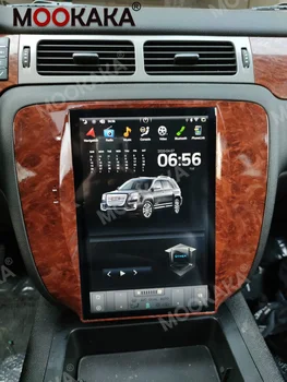 Android 128G За GMC Yukon Chevrolet Tahoe Chevrolet Silverado въз основа на 2007-2012 Tesla Стерео Авто Радио Мултимедиен Приемник Главното Устройство