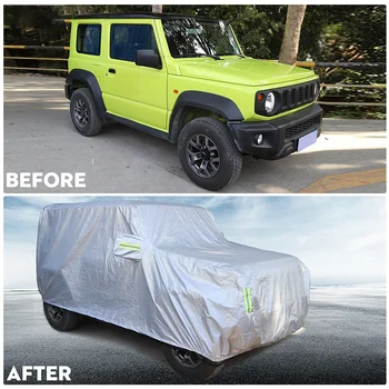 Automobile Калъф Открит Прахоустойчив, Водоустойчив Слънцезащитен UV-Защитен Калъф за Suzuki Jimny 2019 2020 Външни Аксесоари