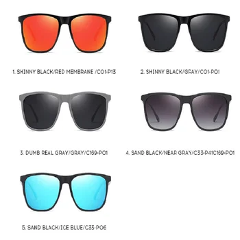BOBO Поляризирани Слънчеви Очила за Мъже За Шофиране, Риболов, Бягане, Мъжки Квадратни Слънчеви Очила В Ретро стил С Антирефлексно покритие UV400 Gafas De Sol 8060