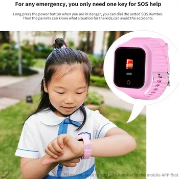 BYSL S668 Анти Загубени Детски Часовници Тракер SOS Интелигентен Мониторинг Позициониране на Телефона Детски Детски Часовници Съвместими IOS Android