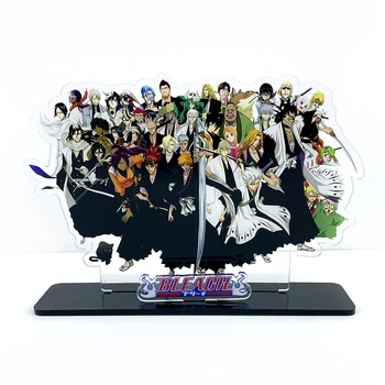 Bleach group ичиго Кисуке Yoruichi Бьякуя Ренджи Готей 13 HM акрилна поставка открита модел на чиния държач topper аниме