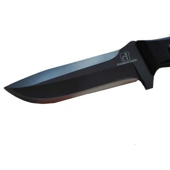 DAOMACHEN Высокоуглеродистая Стомана фиксиран нож Директен Ръчно изкован ловен нож G10 дръжка Къмпинг Тактически Нож За Оцеляване 59HRC