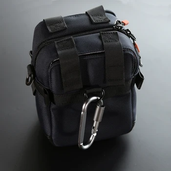 DD ddHiFi C2022 (тъмно синьо) Чанта за носене на открито за меломани, чанта за съхранение на DAP, КПР, ключ, жак за слушалки / слушалки и т.н.