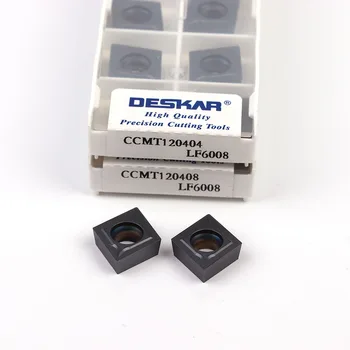DESKAR CCMT120404 LF6008 CCMT120408 LF6008 видий плоча на стругове с ЦПУ стругове плочи за обработка на стомана и неръждаема стомана