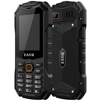 EAOR IP68 Водоустойчив Телефон е Тънък Здрав Телефон Удароустойчив 2000 ма с две SIM телефони с кнопочной панел, Телефон, с Акценти на Факел Мобилен Телефон