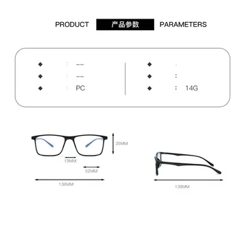 Feishini 2022 Анти Синя Светлина Очила Блокиращ Филтър Намалява Натоварването На Очила, Прозрачни Слот Компютърни Очила За Мъже Увеличават Комфорта