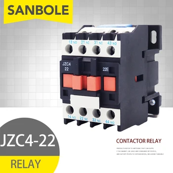 JZC4-22-31-40 за Контакти Междинно реле AC220V 380 Нормално разомкнутое затворено 2NO/2NC Сребърен контакт