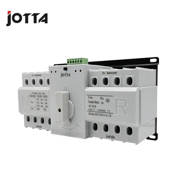 Jotta ATS 4 P Двойна Мощност, Автоматичен превключвател прехвърляне на 4 P Автоматичен прекъсвач MCB AC 230V 16A 20A 25A 32A 40A 50A 63A 80A 125A