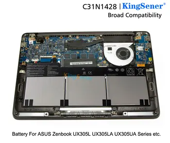 KingSener Нов C31N1428 Батерия За лаптоп ASUS Zenbook UX305L UX305LA UX305UA C31N1428 3ICP5/91/91 11.31 V 56 WH