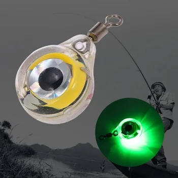 LED Риболовна Стръв лека нощ На Батерии Светещ Подводна който привлича Рибата Лампа Риболовна Стръв B99