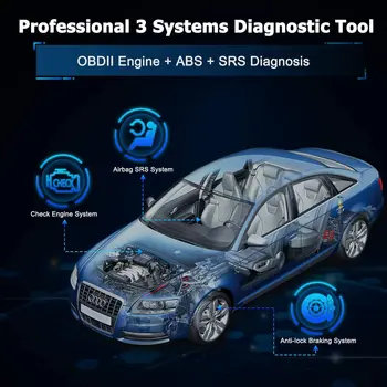 Launch CR619 OBD2 Авто Скенер за Двигател, ABS, SRS ODB 2 Сканиращ Инструмент Launch OBDII Четец на код Автомобилни Диагностични Инструменти LAUNCH X431