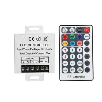 Led RGB Контролер За 12 В 24 В 36A Led Лента Безжично Дистанционно Управление SMD 2835 5050 RGB Led Лента Контролер