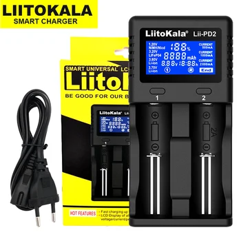 Liitokala Lii-PD4 Lii-S4 Lii-PD2 LiiS2 LiiS1 18650 и Зарядно Устройство Универсално Интелигентно Зарядно Устройство за 26650 18650 21700 18500 AA AAA батерии