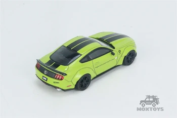 MINI GT 1: 64 Ford Mustang Grabber Lime LB-WORKS LHD Molded модел автомобил